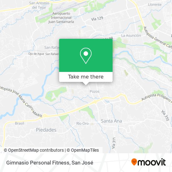 Gimnasio Personal Fitness map