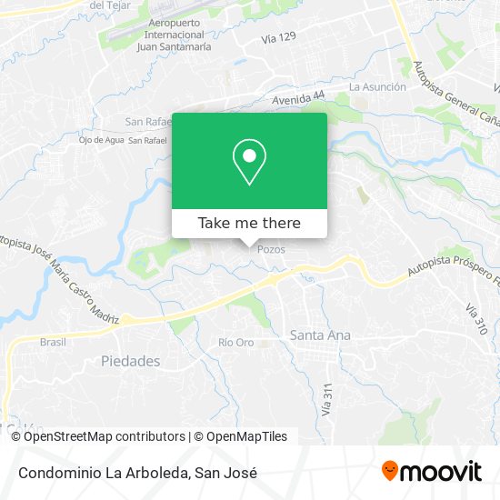 Mapa de Condominio La Arboleda