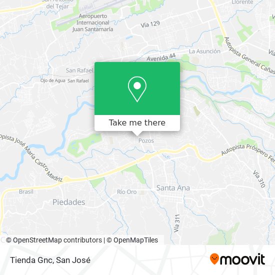 Tienda Gnc map