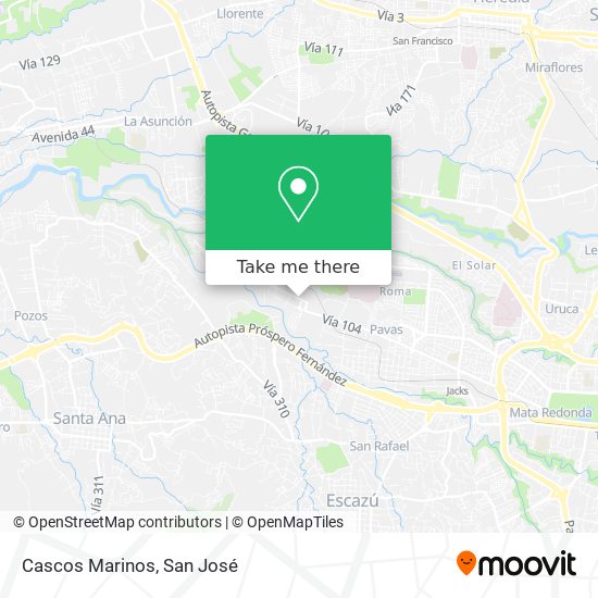 Mapa de Cascos Marinos