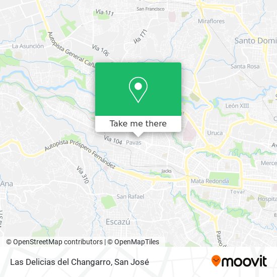 Las Delicias del Changarro map