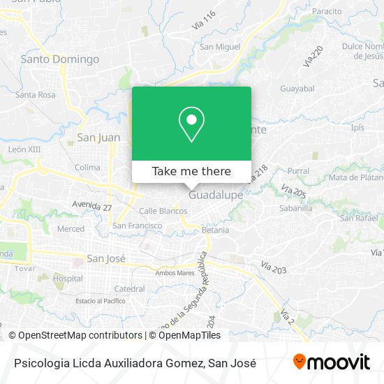 Psicologia Licda Auxiliadora Gomez map