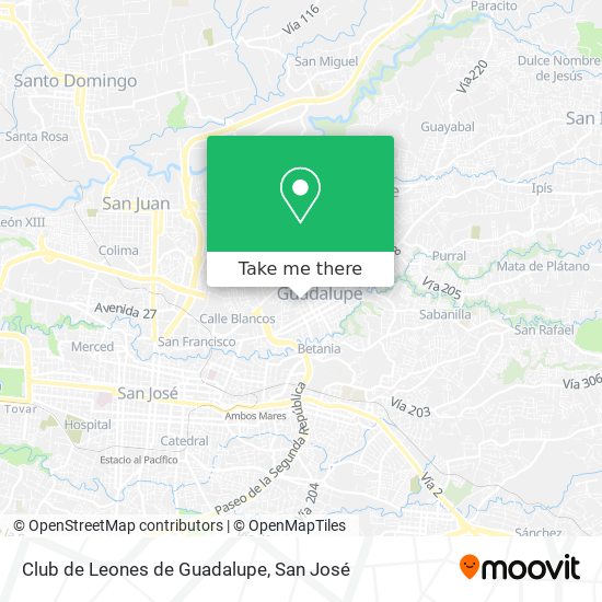 Club de Leones de Guadalupe map