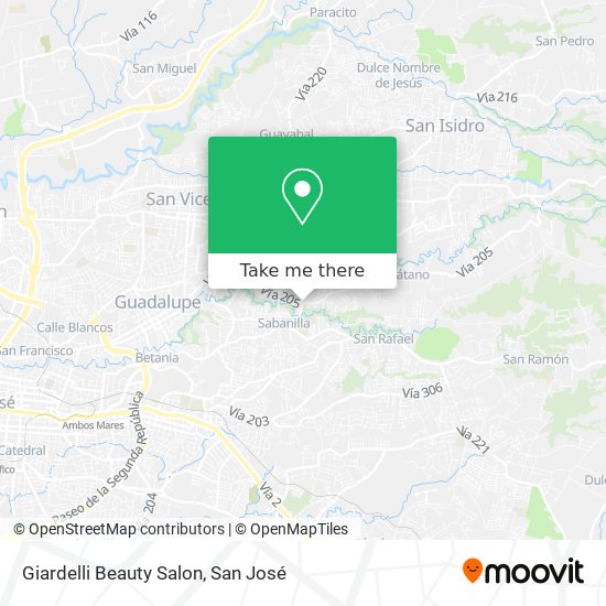 Giardelli Beauty Salon map