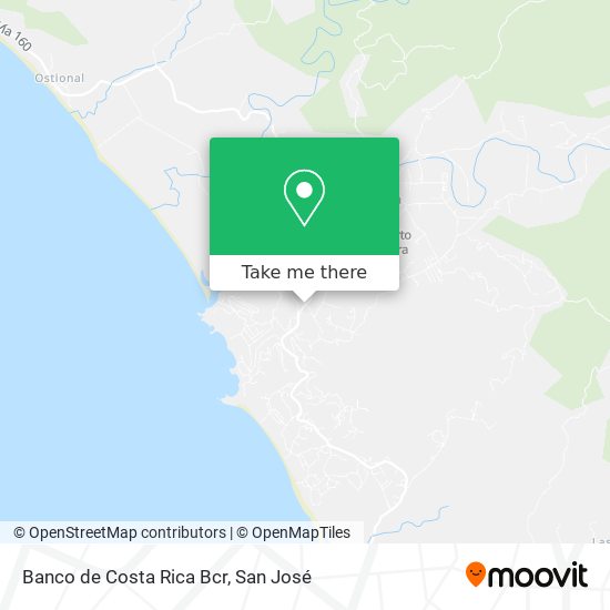 Banco de Costa Rica Bcr map