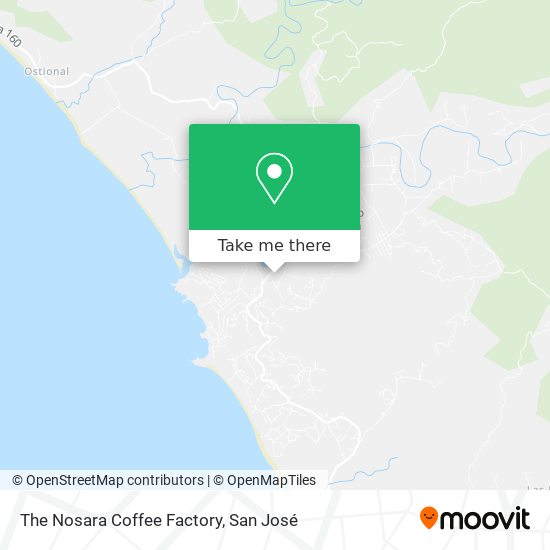 The Nosara Coffee Factory map