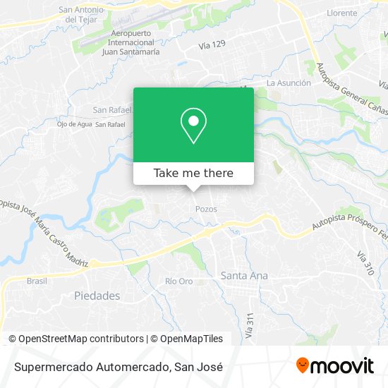 Supermercado Automercado map