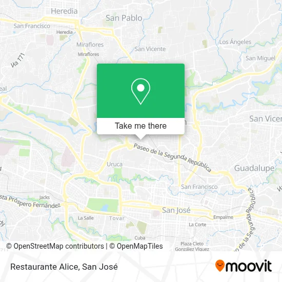 Restaurante Alice map