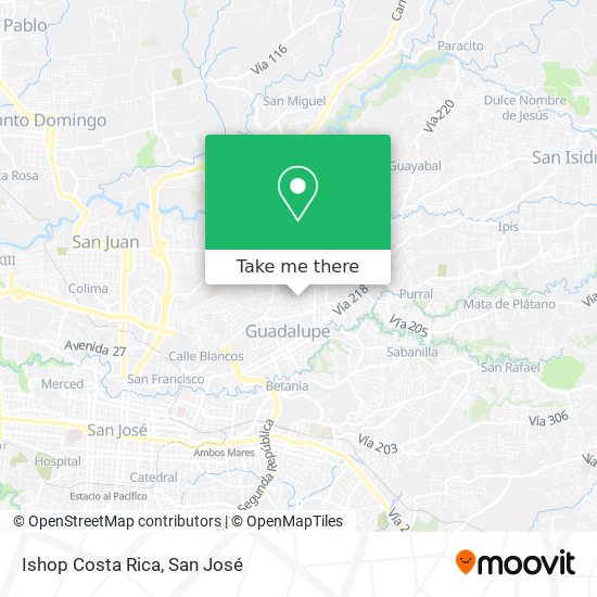 Ishop Costa Rica map