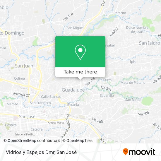 Vidrios y Espejos Dmr map