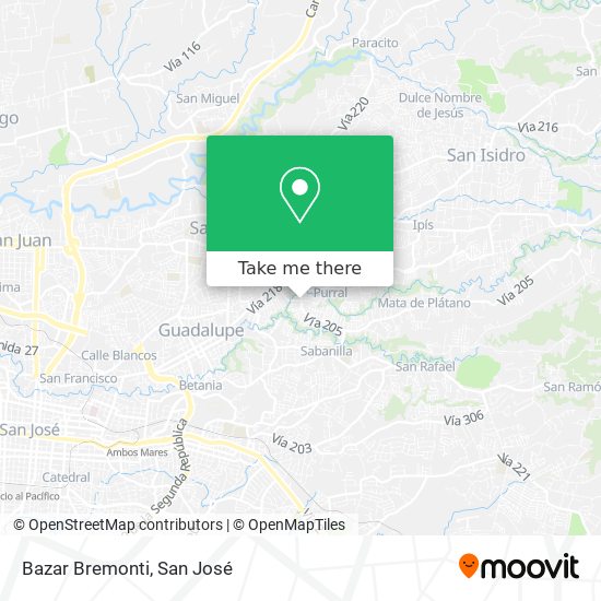 Bazar Bremonti map