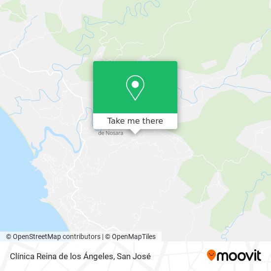 Mapa de Clínica Reina de los Ángeles