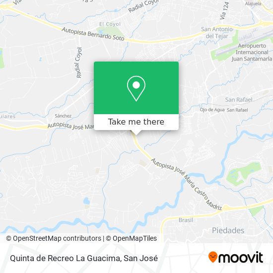 Quinta de Recreo La Guacima map