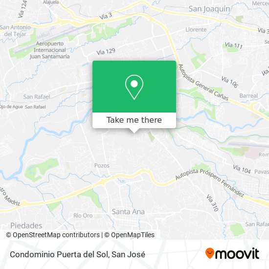 Condominio Puerta del Sol map
