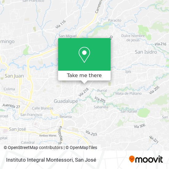 Instituto Integral Montessori map