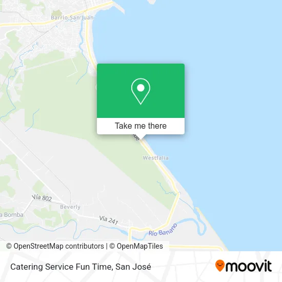 Mapa de Catering Service Fun Time