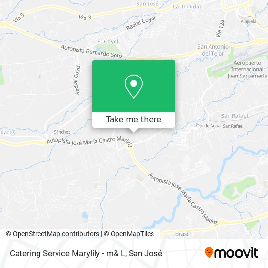 Catering Service Marylily - m& L map