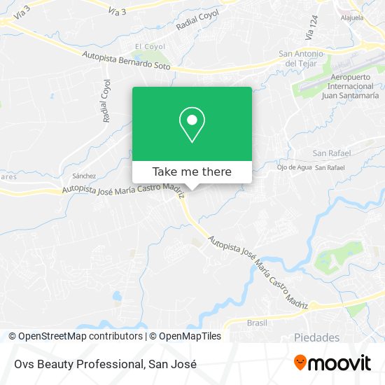 Ovs Beauty Professional map