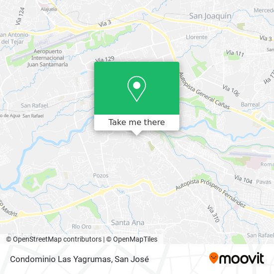 Condominio Las Yagrumas map