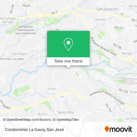 Mapa de Condominio La Gavia