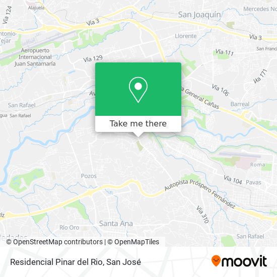 Residencial Pinar del Rio map