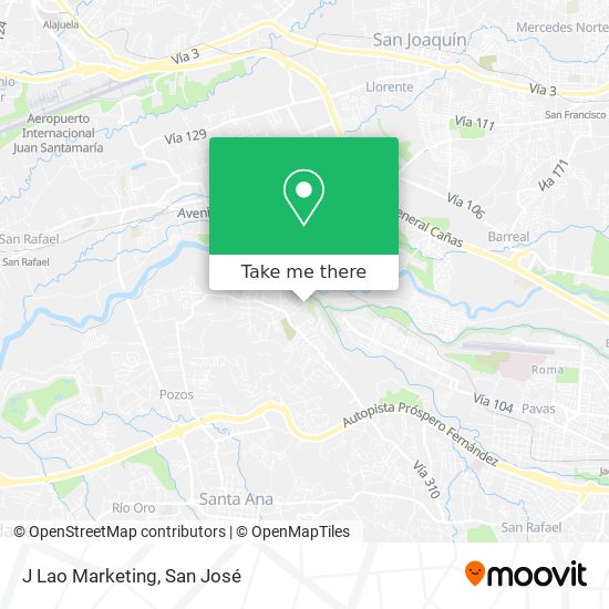 Mapa de J Lao Marketing