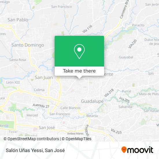 Salón Uñas Yessi map