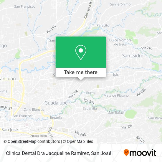 Clinica Dental Dra Jacqueline Ramirez map