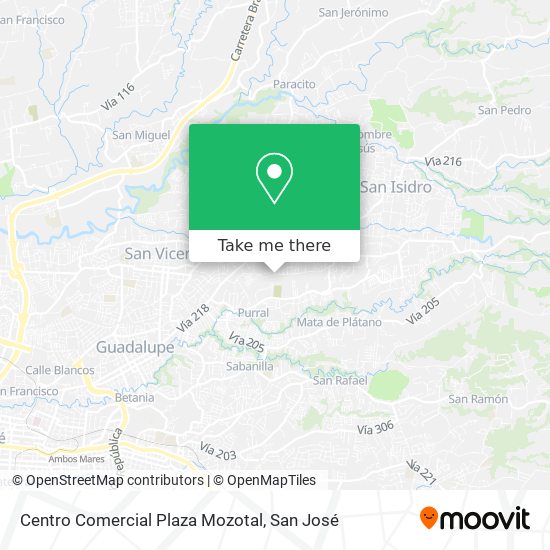 Centro Comercial Plaza Mozotal map