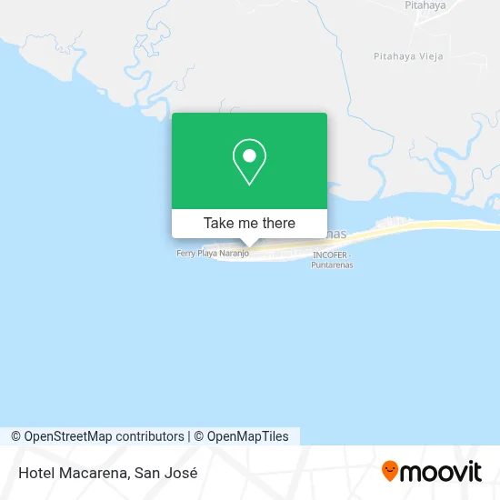 Hotel Macarena map