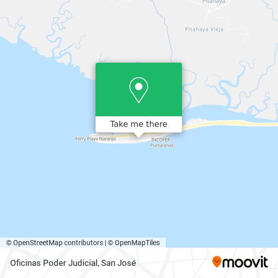 Oficinas Poder Judicial map