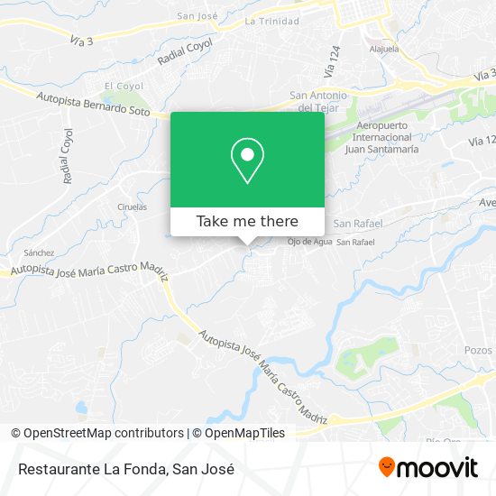 Restaurante La Fonda map