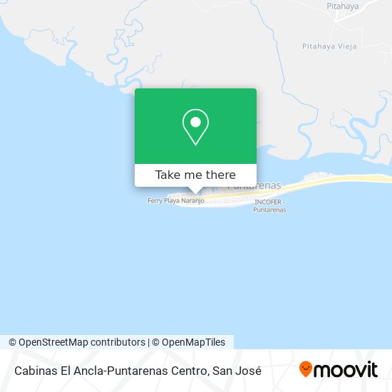 Cabinas El Ancla-Puntarenas Centro map