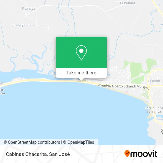 Cabinas Chacarita map