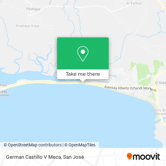 German Castillo V Meca map