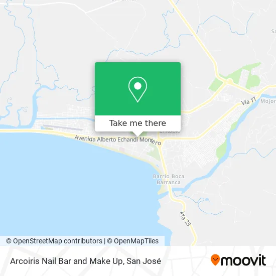 Arcoiris Nail Bar and Make Up map