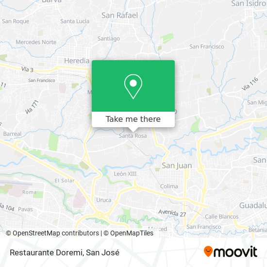 Restaurante Doremi map