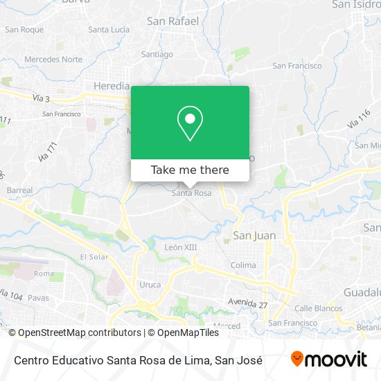 Centro Educativo Santa Rosa de Lima map