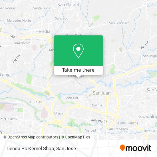 Tienda Pc Kernel Shop map