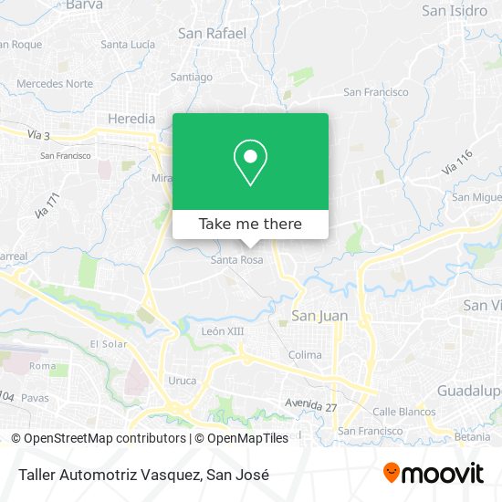 Taller Automotriz Vasquez map