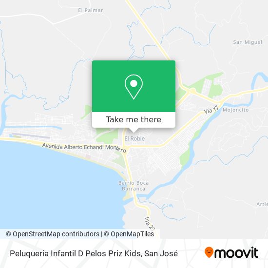 Mapa de Peluqueria Infantil D Pelos Priz Kids
