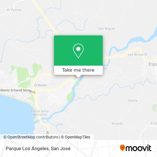 Parque Los Ángeles map