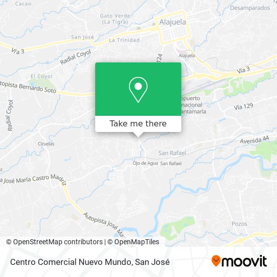 Centro Comercial Nuevo Mundo map