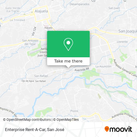 Enterprise Rent-A-Car map