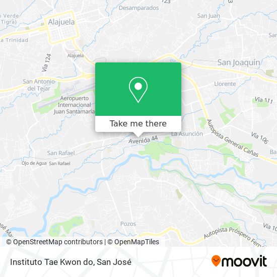 Instituto Tae Kwon do map