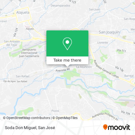 Soda Don Miguel map