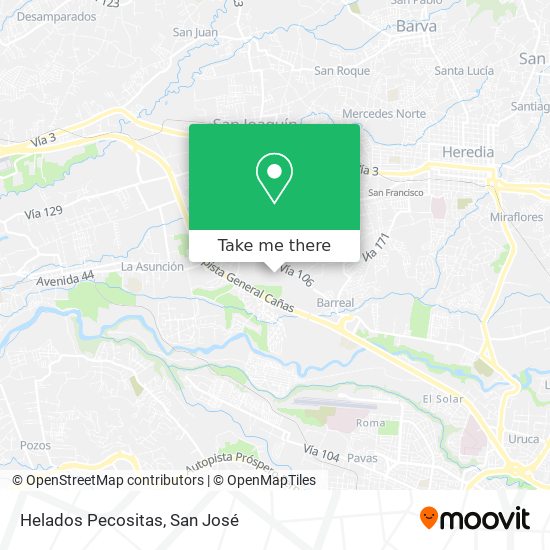 Helados Pecositas map