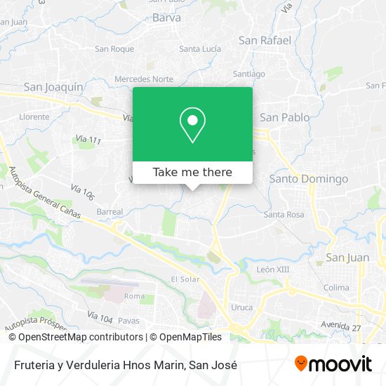 Fruteria y Verduleria Hnos Marin map