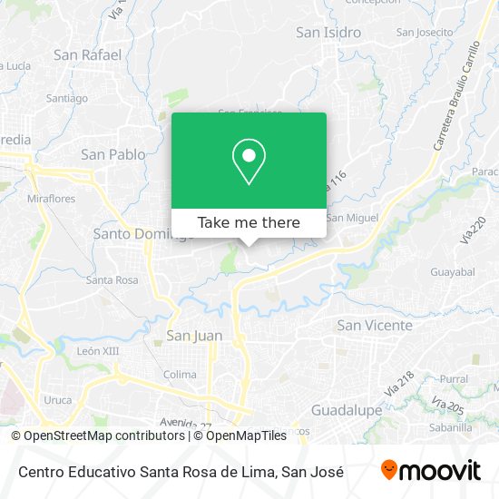 Centro Educativo Santa Rosa de Lima map
