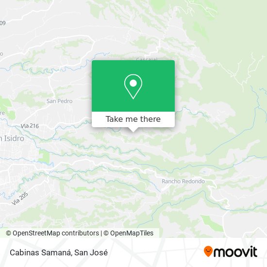 Cabinas Samaná map